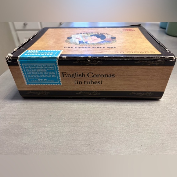 2 Vintage Cigar Boxes‎ Garcia y Vega English Coronas (in tubes) Rectangle - Picture 13 of 16